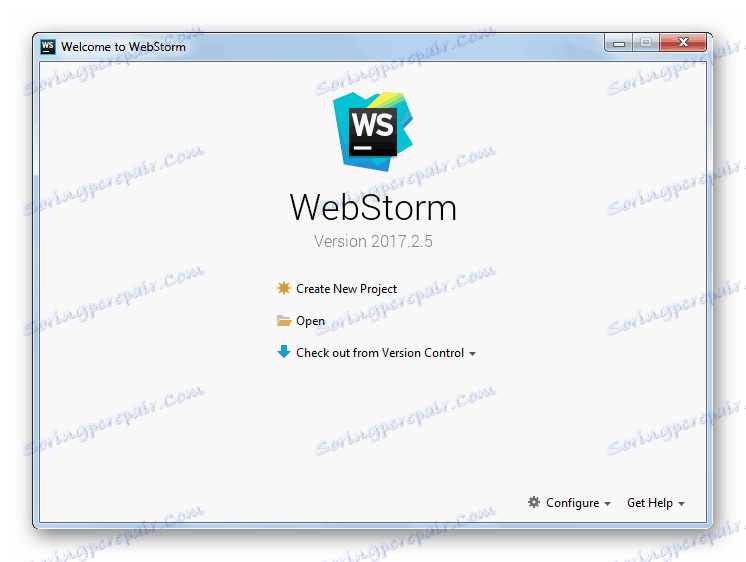 رابط برنامه WebStorm
