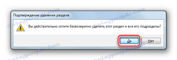 Потвърдете, че ключът на системния регистър е премахнат от диалоговия прозорец в редактора на системния регистър в Windows 7