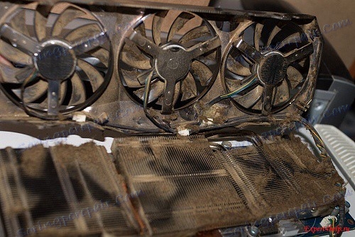 Video kartica u prašini