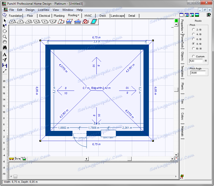 Къща план в Punch Начало Дизайн
