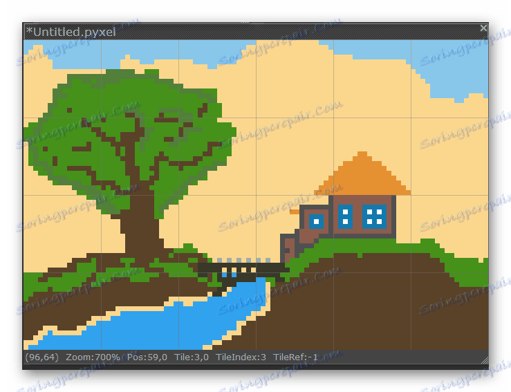 Робоча область PyxelEdit