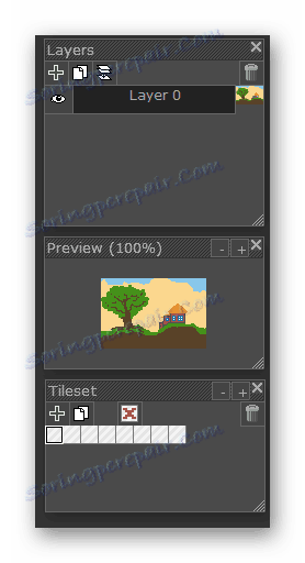 Шари і попередній перегляд PyxelEdit