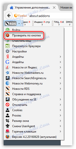 Pasek RDS dla przeglądarki Firefox