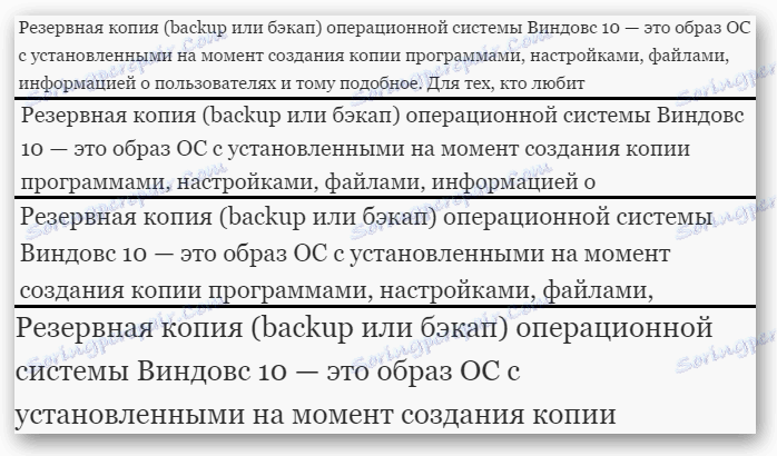Veličina teksta načina čitanja u Yandex.Browseru