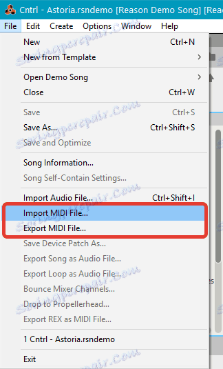 Поддръжка на MIDI файлове в Причина