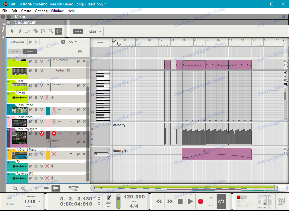 Пиано преобръщане в разума