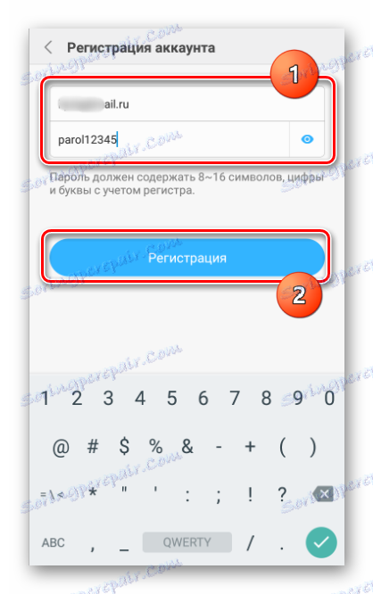 Xiaomi registracija Mi račun iz telefona vnesite svoj e-poštni naslov in geslo
