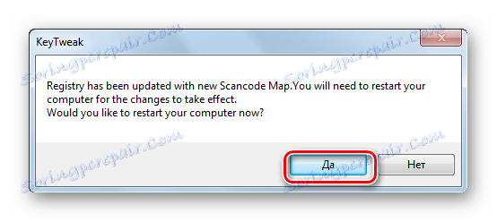 Nabídněte restartování počítače v aplikaci KeyTweak