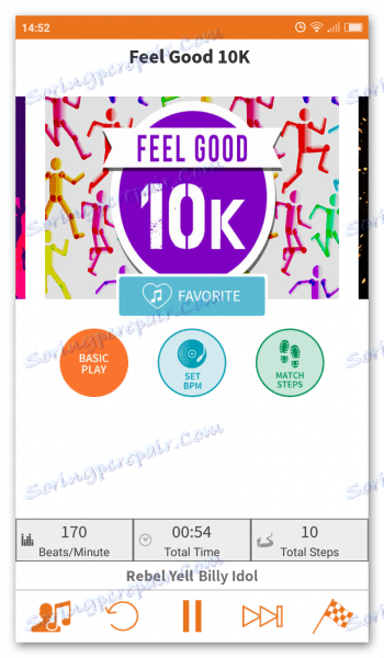 RockMyRun v Androidu