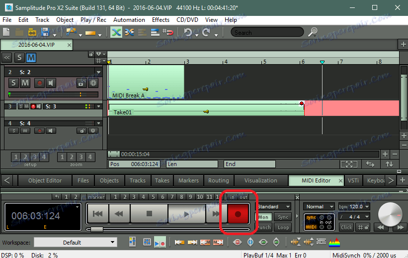 Samplitudový záznam