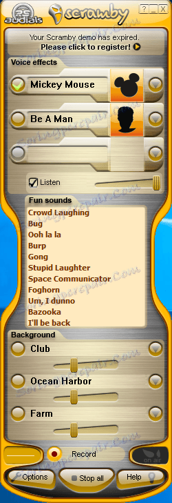 Появата на програмата Scramby