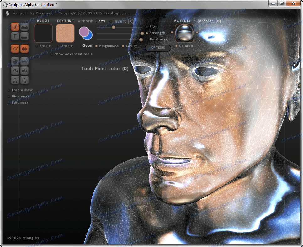 نقاشی 3D در Sculptris