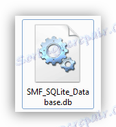 Datoteka spremljene baze podataka u programu Traži moje datoteke