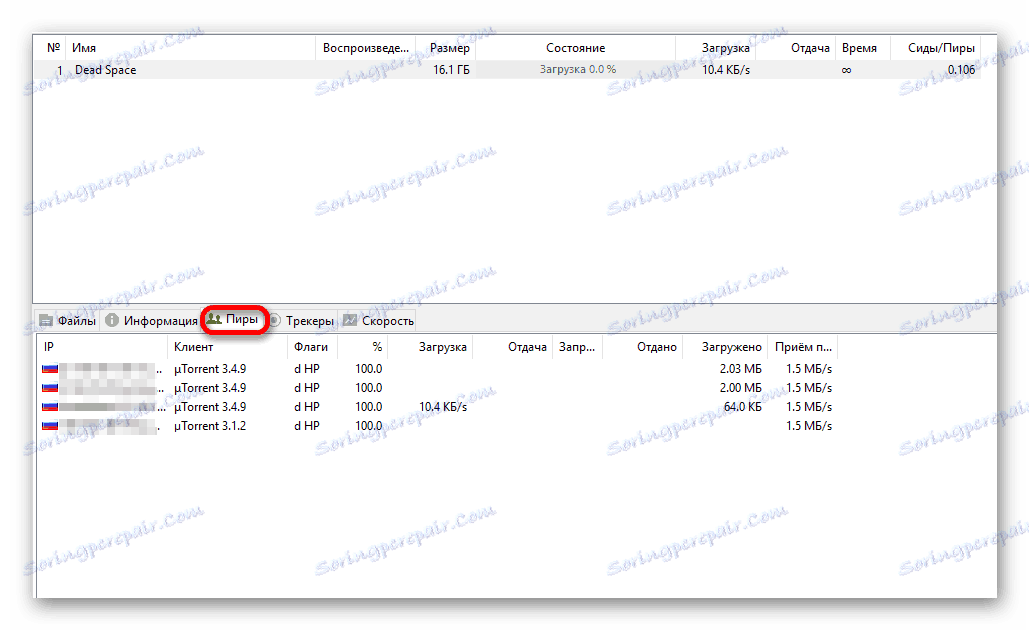مشاهده همکاران در مشتری Torrent