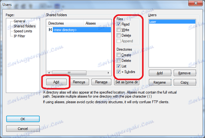 setting up filezilla server