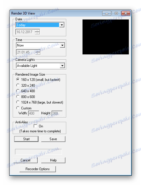 Dostosowywanie renderowania Sierra LandDesigner 3D