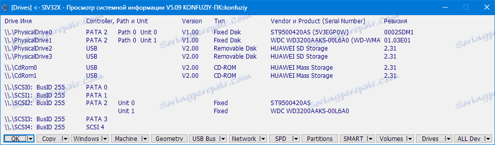 Информация за твърдия диск SIV (4)