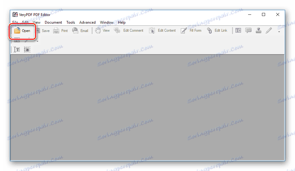 Отваряне в VeryPDF PDF редактор