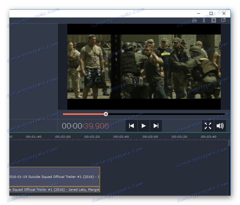 Робота в Movavi Video Editor