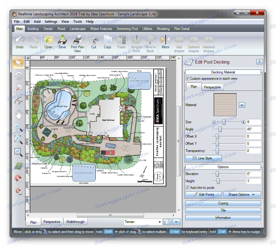 Korzystanie z Realtime Landscaping Architect