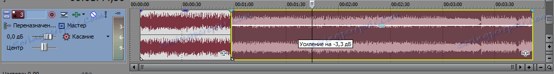 Úprava zvuku v programe Sony Vegas Pro