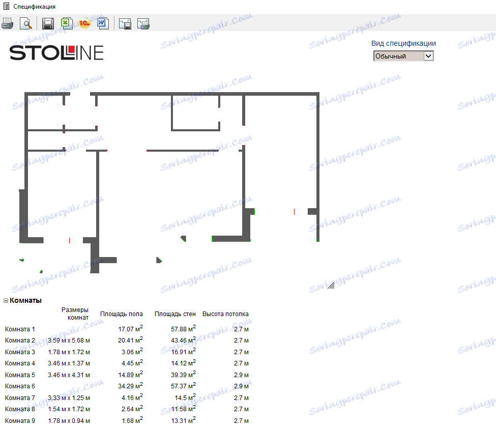Stolline. مواصفة