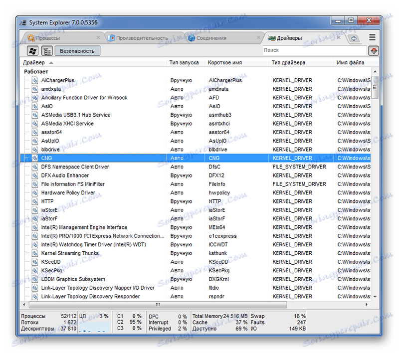 Sterowniki systemu Explorer
