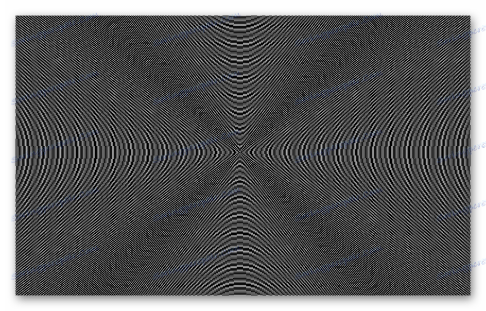 Проверка за контраст с пръстени при TFT монитор тест