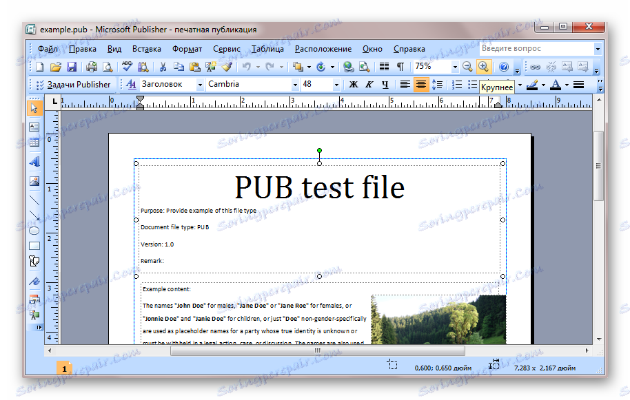 Zobraziť PUB v aplikácii Microsoft Office Publisher