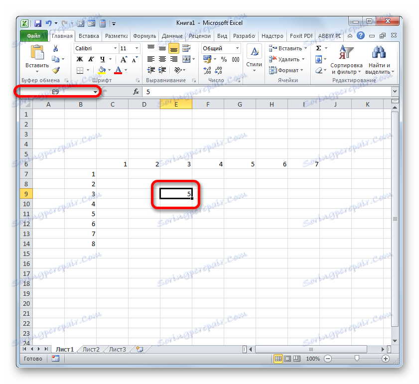 Názov bunky v poli predvoleného mena v programe Microsoft Excel