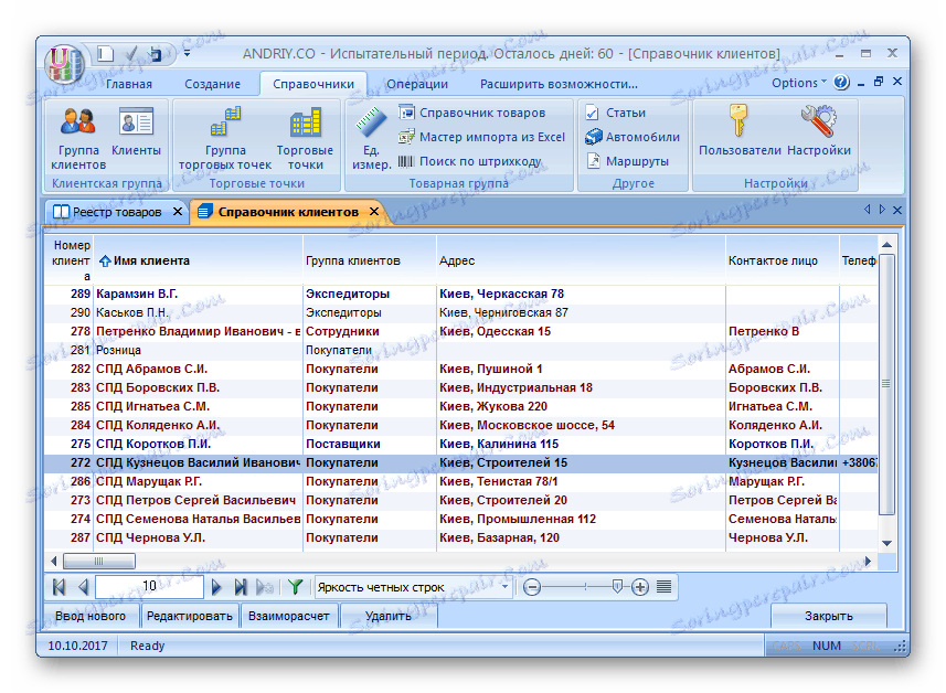 کتاب مرجع مشتریان محصولات، قیمت، حسابداری