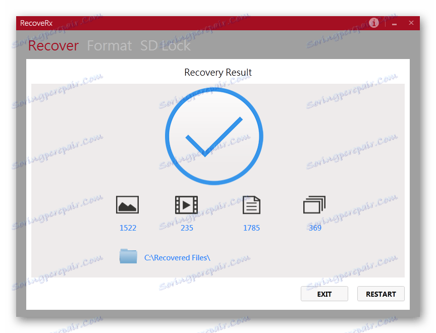 إعلام من نهاية الانتعاش في RecoveRX