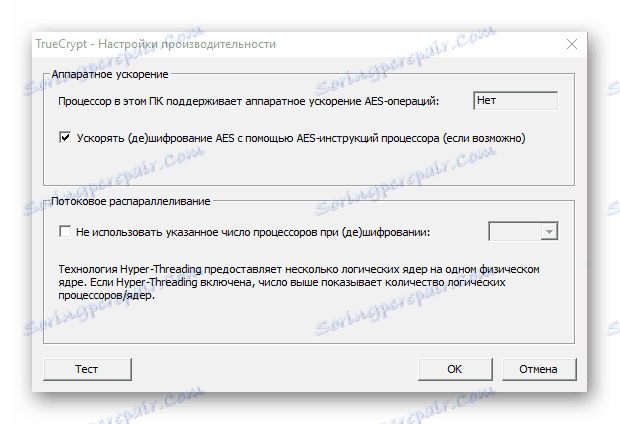 Скорост в TrueCrypt