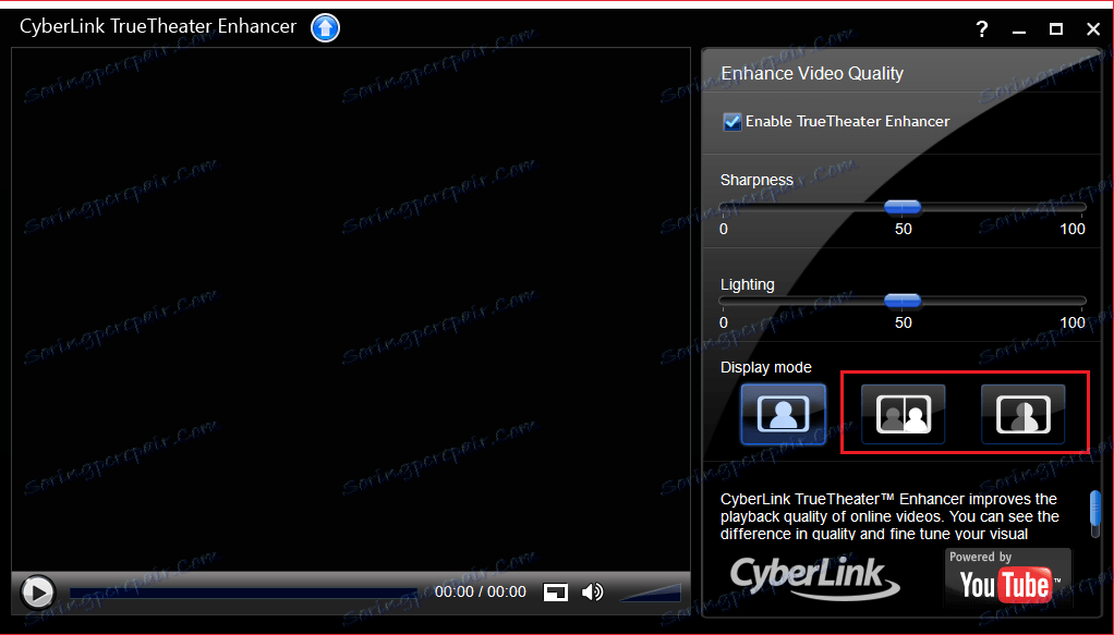 Náhľad v CyberLink TrueTheater Enhancer