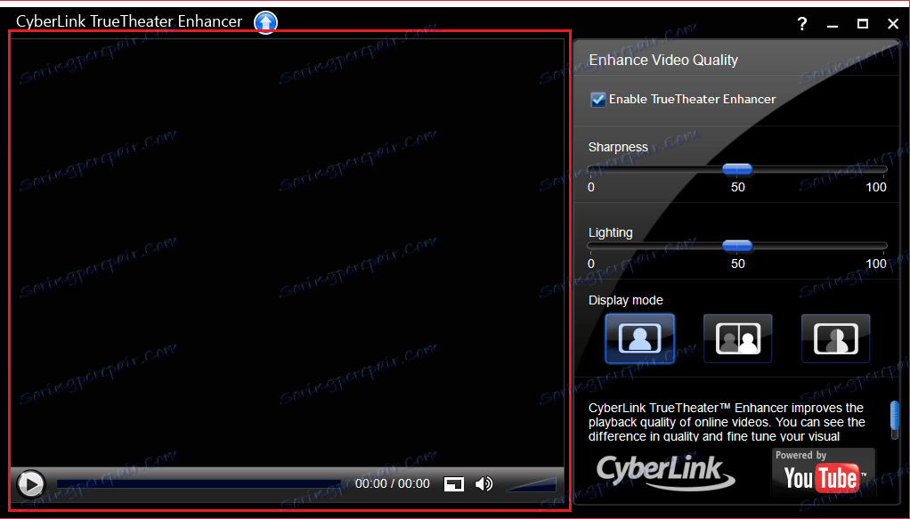 Funkcie prehrávača v nástroji CyberLink TrueTheater Enhancer