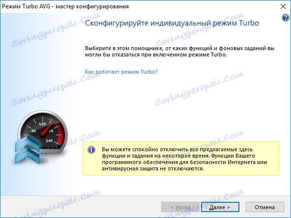 Povolenie režimu Turbo v nástrojoch TuneUp