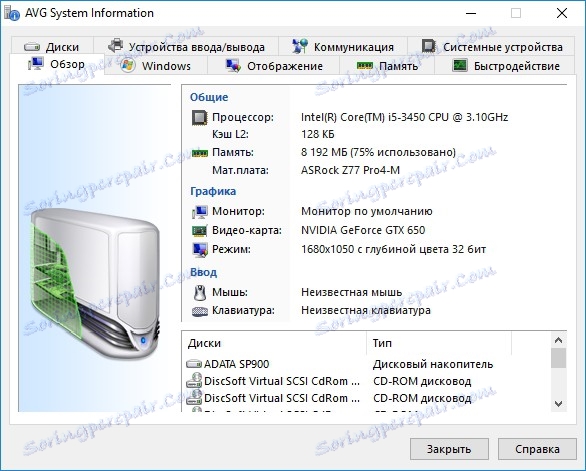 Informácie o systéme v nástrojoch TuneUp