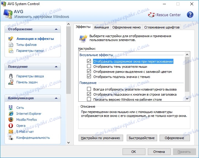 Zmeňte nastavenia systému Windows v nástrojoch TuneUp
