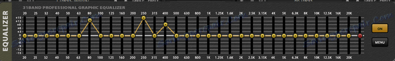Еквалайзер в UltraMixer