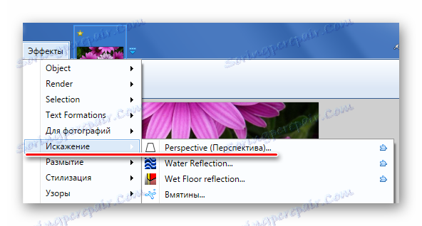 Perspektiva v aplikaci Paint.NET
