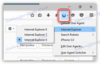 User Agent Switcher dla przeglądarki Firefox