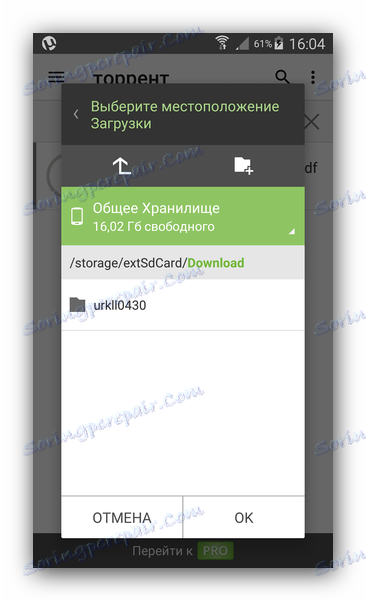 Instalowanie lokalizacji pobierania uTorrent