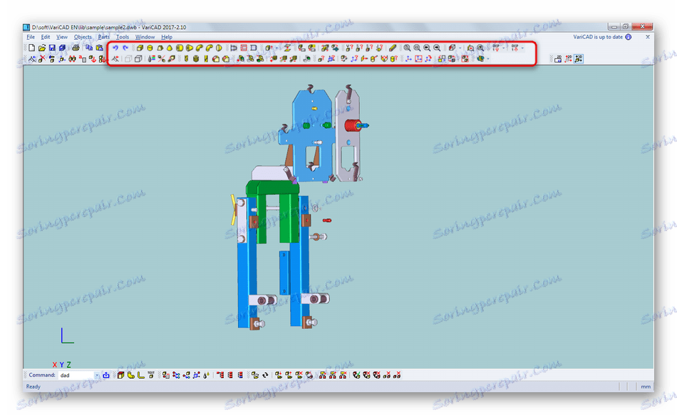 Инструменти за създаване на 3D модели в VariCAD