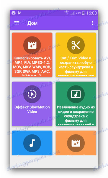 Povratne in druge možnosti obdelave v programu Video Converter