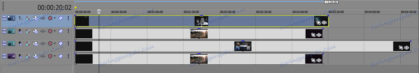 Додавання відео Sony Vegas