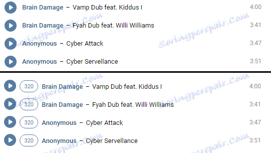 Gumb Bitrate u Kenzo VK