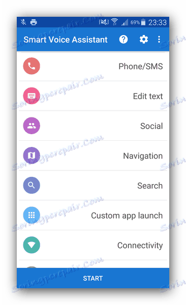 أوامر تطبيق Smart Voice Assistant
