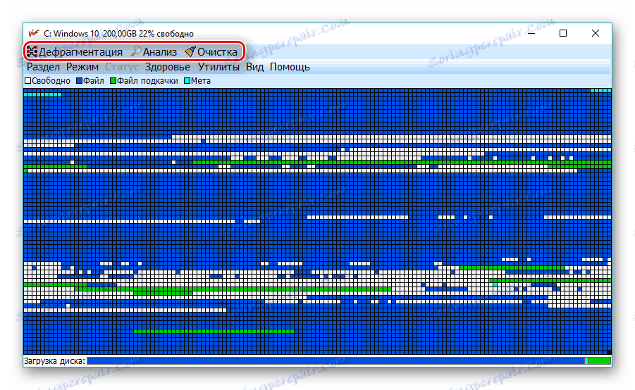 Основните функции на лентата с инструменти Vopt
