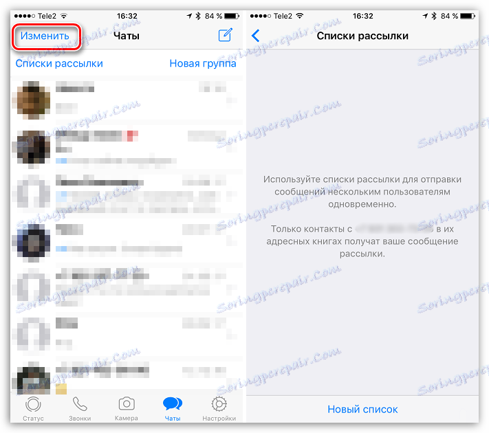 Odesílání fotek na WhatsApp pro iOS