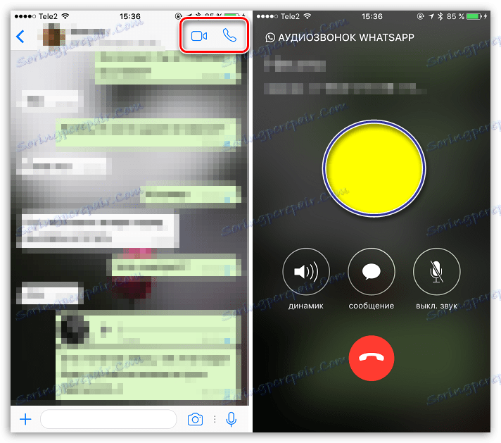 Hlasové a video hovory v WhatsApp pro iOS